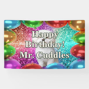 Lona Banner de cumpleaños de carácter personalizado de 