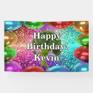 Lona Banner de cumpleaños del personaje personalizado d