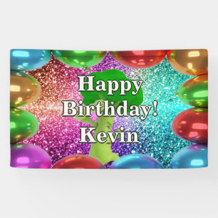 Lona Banner de cumpleaños del personaje personalizado d