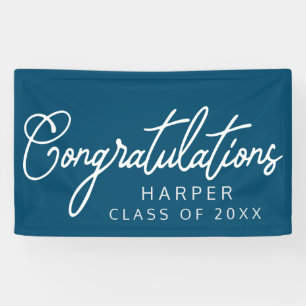 Lona Banner de diseño de guiones de FELICITACIONES