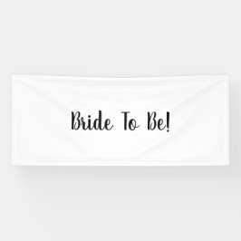 Lona Banner de ducha de novia