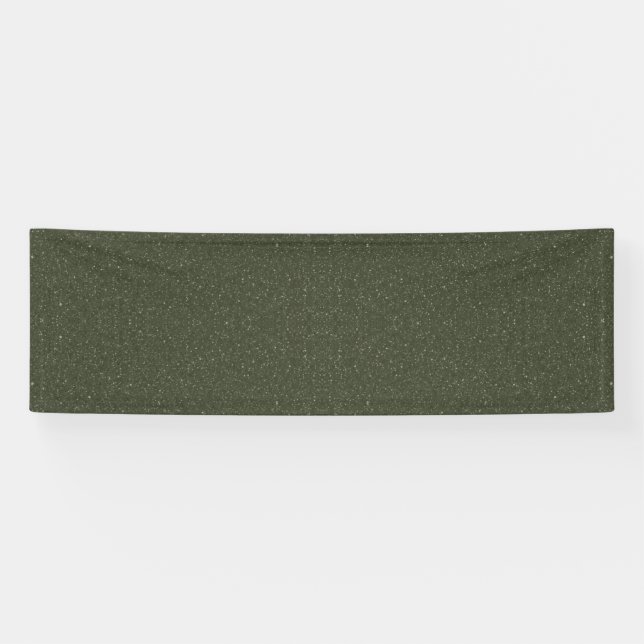 Lona Banner de Efecto de Ruido Verde Musgo Oscuro – Per (Horizontal)