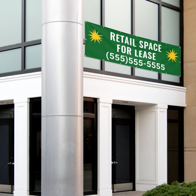 Lona Banner de Espacio Comercial en Alquiler (Edificio exterior)