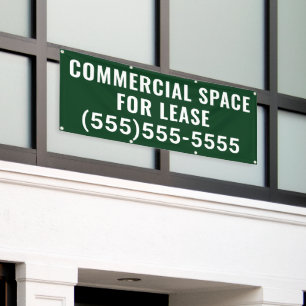 Lona Banner de Espacio Comercial en Arrendamiento