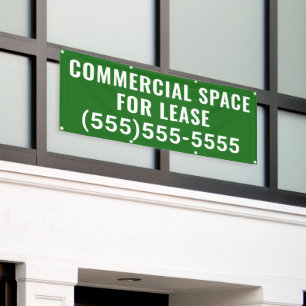 Lona Banner de Espacio Comercial en Arrendamiento