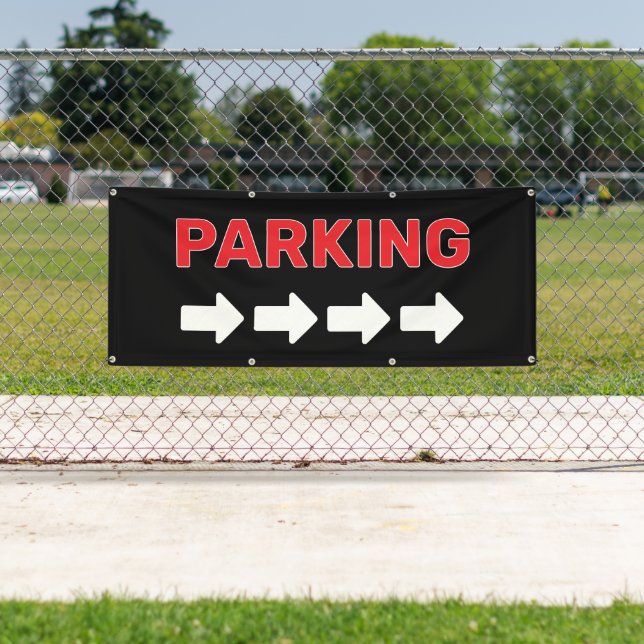 Lona Banner de estacionamiento para personalizados (In situ)