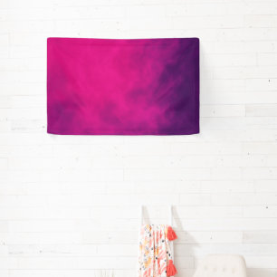 Lona Banner de evento Magenta Púrpura – Personalizable