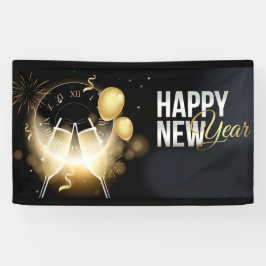 Lona Banner de Feliz Año Nuevo