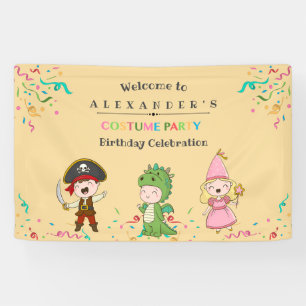Lona Banner de Fiesta de disfraces juvenil