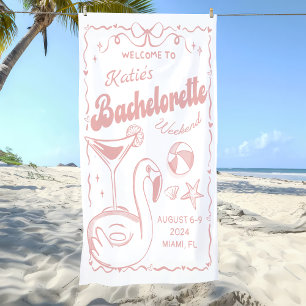 Lona Banner de fin de semana de bachillerato rosa de úl