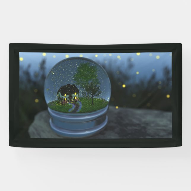 Lona Banner de Firefly Globe (Horizontal)