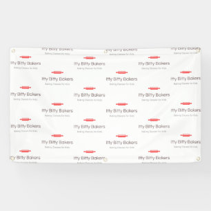 Lona Banner de fondo de Bakers Bitty Bakers