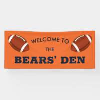 Banner de fútbol Bears Den