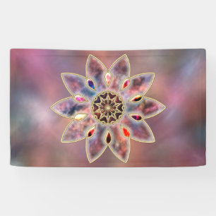 Lona Banner de galaxias desangradas