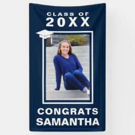 Lona Banner de graduación de Grad Cap