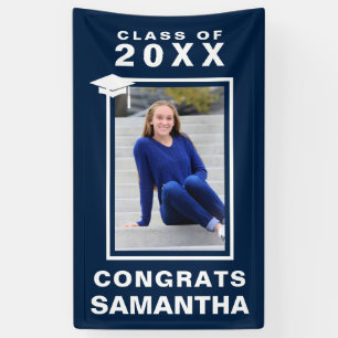Lona Banner de graduación de Grad Cap