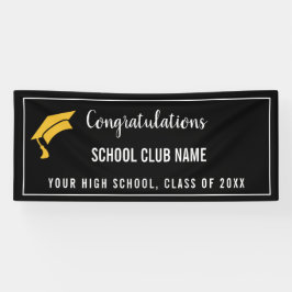 Lona Banner de graduación del club de Personalizados ne