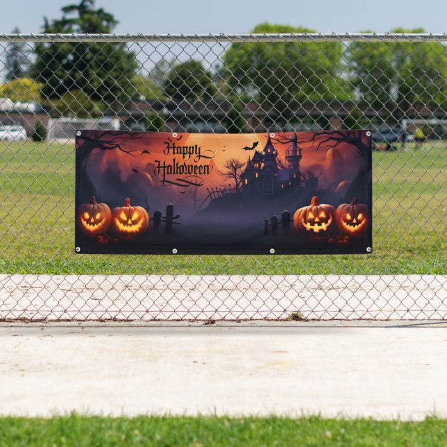 Lona Banner de Halloween (In situ)