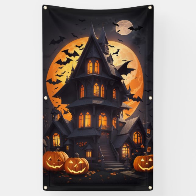 Lona Banner de Halloween (Vertical)