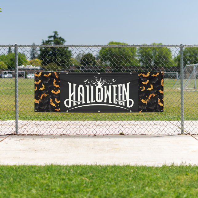 Lona Banner de Halloween (In situ)