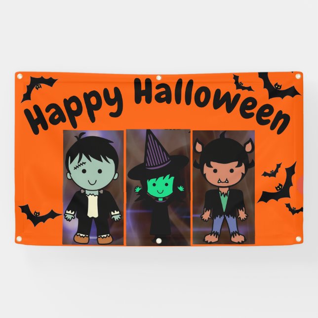 Lona Banner de Halloween (Horizontal)