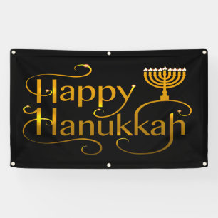 Lona Banner de Happy Hanukkah
