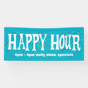 Lona Banner de Happy Hour