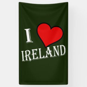 Lona Banner de I Heart Ireland wt (v) bnrcn