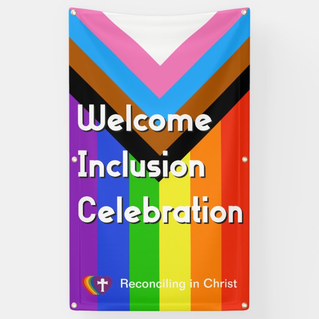 Lona Banner de indicador de ORGULLO progresivo - Vertic (Vertical)