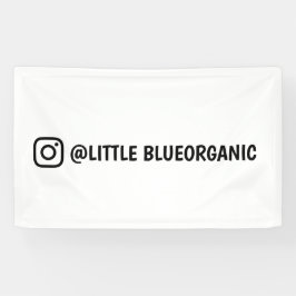 Lona Banner de Instagram | Tu nombre de Instagram