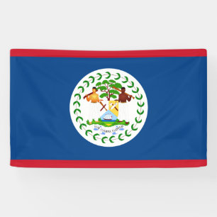 Lona Banner de la bandera de Belice
