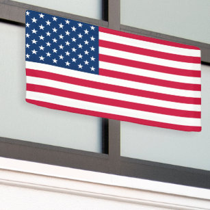 Lona Banner de la bandera estadounidense - Patriótico -