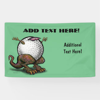 Lona Banner de la bestia de golf