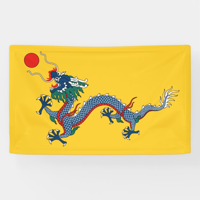 Lona Banner de la dinastía Qing (1890-1911) (Horizontal)