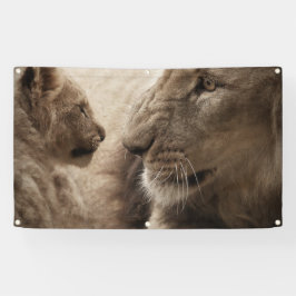 Lona Banner de LION and CUB