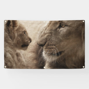 Lona Banner de LION and CUB