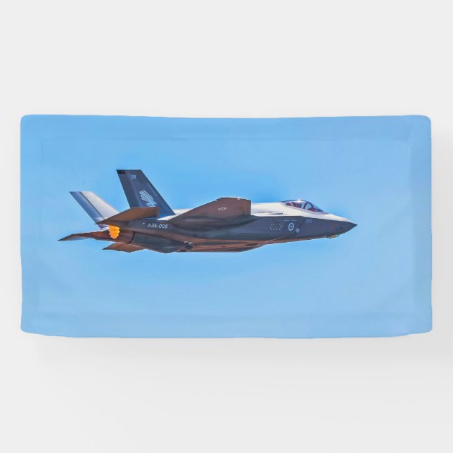 Lona Banner de Lockheed Martin F-35A Lightning II (Horizontal)