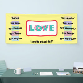 Lona Banner de LOVE School