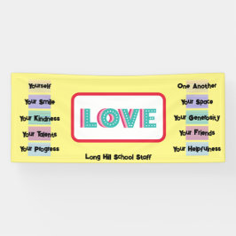 Lona Banner de LOVE School