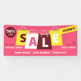 Lona Banner de marketing profesional de descuento de ve