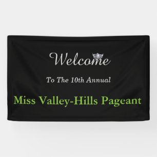 Lona Banner de Miss América tipo Personalizado