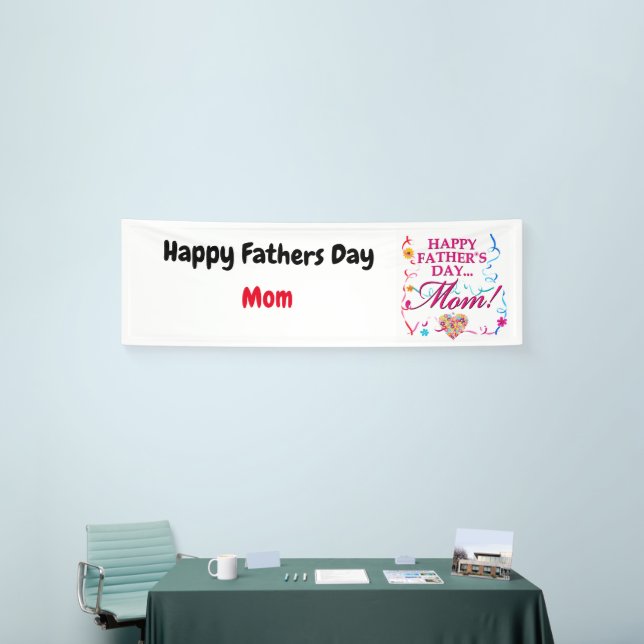 Lona Banner de MOM del Día del Padre Feliz (Feria)