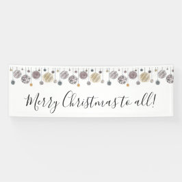 Lona Banner de Navidades de color de agua