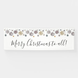 Lona Banner de Navidades de color de agua