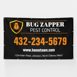 Lona Banner de negocio de servicio de control de plagas