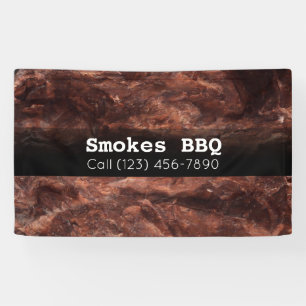 Lona Banner de negocios a la parrilla ahumado en restau