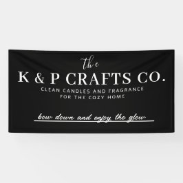 Lona Banner de nombre de empresa personalizado