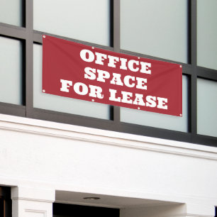 Lona Banner de Office Space for Lease