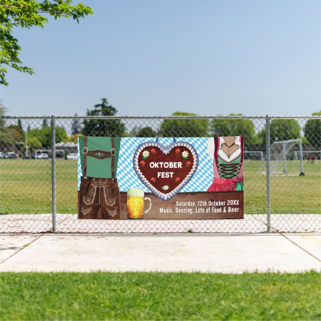Lona Banner de Oktoberfest (in situ)