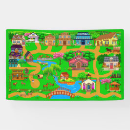 Lona Banner de Old Town for Play 3x5